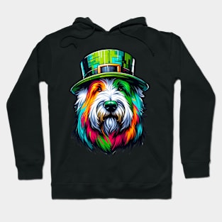 Old English Sheepdog Ready for Saint Patrick's Day Hoodie